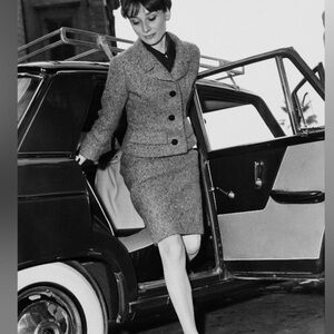 GIVENCHY Vintage 50s 60s Haute Iconic Coat - Rare Couture Audrey Hepburn